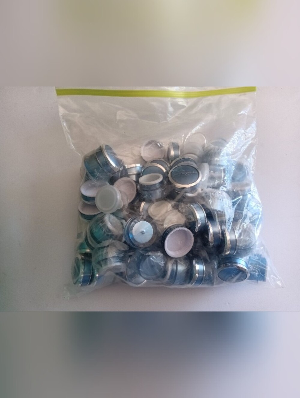 New Hydropeptide Bag Of Empty Sample Jars 05 Oz
